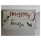Merry Christmas Wooden Decor