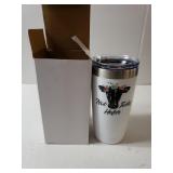 Polar Camel 20oz White "Not today Heifer" Tumbler