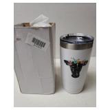 Polar Camel White Cow Head 20oz Tumbler