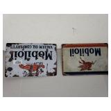 Mobil Oil Metal Signs