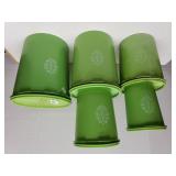Green Tupperware Storage Containers