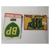 BP Motor Oil Metal Signs