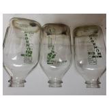 Munroe Dairy Glass Milk Bottles