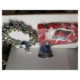 Silver Bells Wreath, Snowman Bucket & Poinsettia