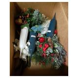 Box Of Graveside Christmas Greenery