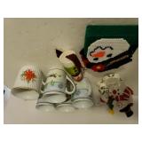 Christmas Mugs, Snowman Candle Volve & More