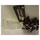 Christmas Napkins, Lenox Serving Utensils,  Glass