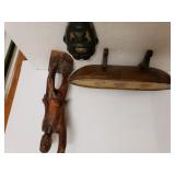 Vintage Wooden African Art