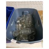 Tote Of Assorted Mason Jars