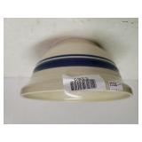 Ceramic Blue Striped Mixing Bowl