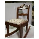 Wooden Child Rocking Chair