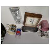 Assorted Coffee Mugs, Halogen Bulbs & More