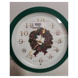 Christmas Clock Tells Time But Doesn