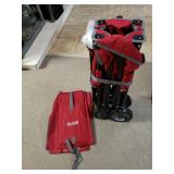 Red Uline Collapsible Wagon