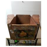 Mt Diablo Fruit Farm Labeled Wooden Crate