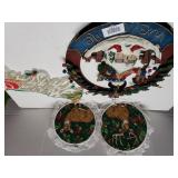 Snowman Wreath, Deer & Merry Christmas Decor