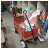 Radio Flyer Town And Country Wagon And A Santa