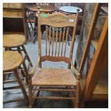 Hand Woven Rocking Chair