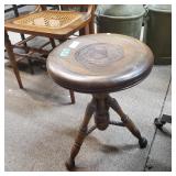 The Charles Parker Company Piano Stool