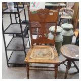 Wooden Chair With Woven Seat Part