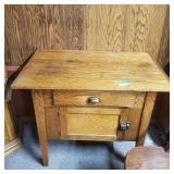 Buffet Table With Contents