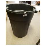 Black Trash Can