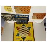 Chinese Checker Board, US Vintage Canister With