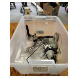 Clear Storage With Decorative Plate Holders &