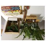 Assorted Artificial Flora , Welcome Sign, Wreath
