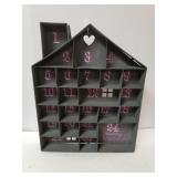 December Decorative Metal Christmas Calendar