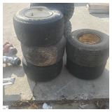 (5) Carlisle 18x8.50-8NHs Tires