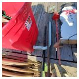 (2) Pipes, Dog Chain Stake, And More