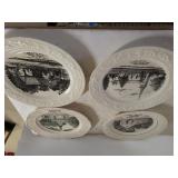 (4) Maryland Church Plates