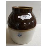 Brown And Cream #2 Stoneware Crock