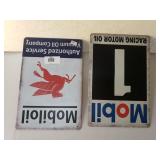 Mobil Motor Oil Signs