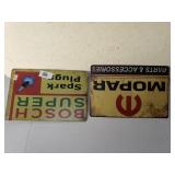 Mopar & Bosch Supper Signs