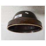 Brown Stoneware Flower Pot