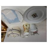 Decorative Plates, Blue/white Glass Pot, Assorted