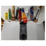 Assorted Beer Taps & Bottle Opener Sign