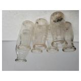 Assorted Glass Dairy Bottles