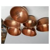 Copper Mixing Bowls