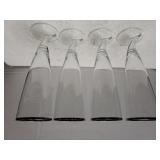 Michelob Silver Rimmed Stemware