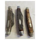 (3) Pocket Knives
