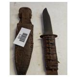 Older Leather handle Knife With Cover