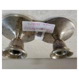 Pair If Sterling Silver Candle Holders