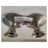 Pair Of Sterling Silver Candle Holders