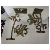 Cast Iron Bird Candle Holders