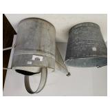 Galvanized Bucket & Watering Can