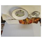 Pie Plate, Lennox Tray, Fall Placemat Cups &