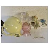 Assorted Glass Vases, Hall Ceramic Pitcher & More